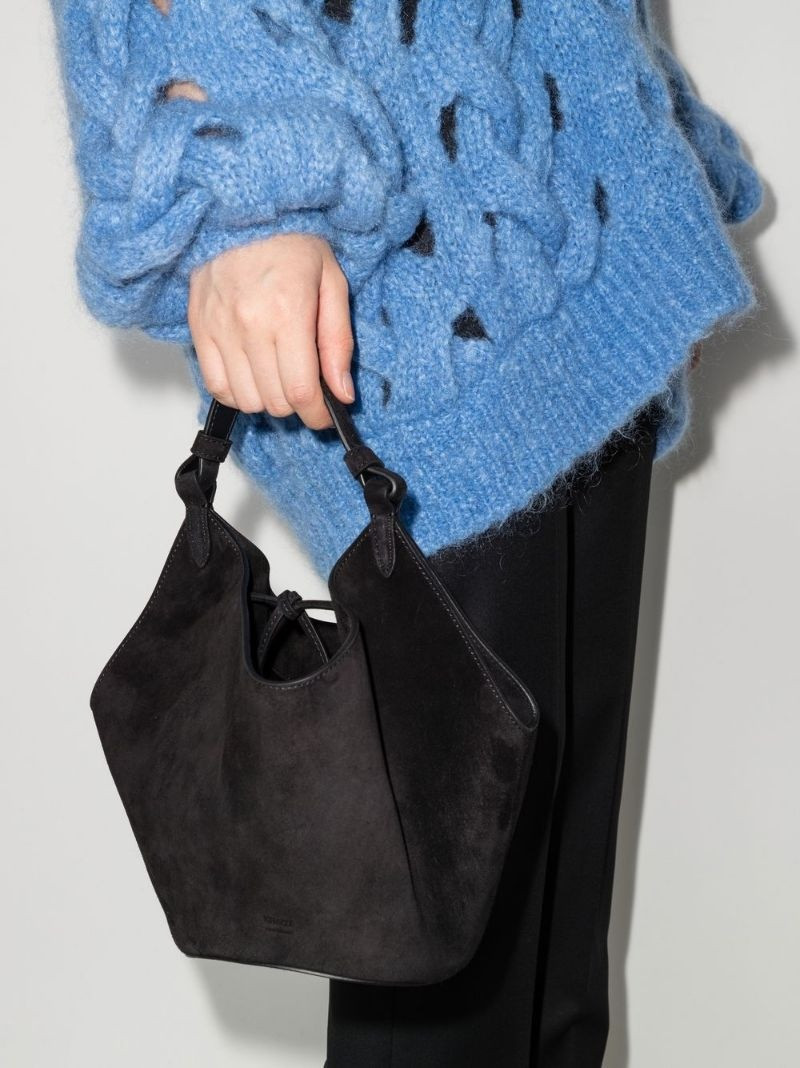 KHAITE tie-fastening mini bag outlook
