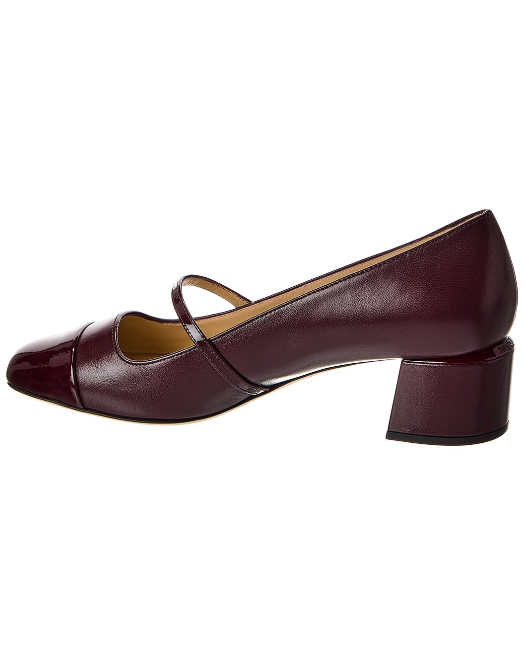 Jimmy Choo Elisa 45 Leather & Patent Pump - 2