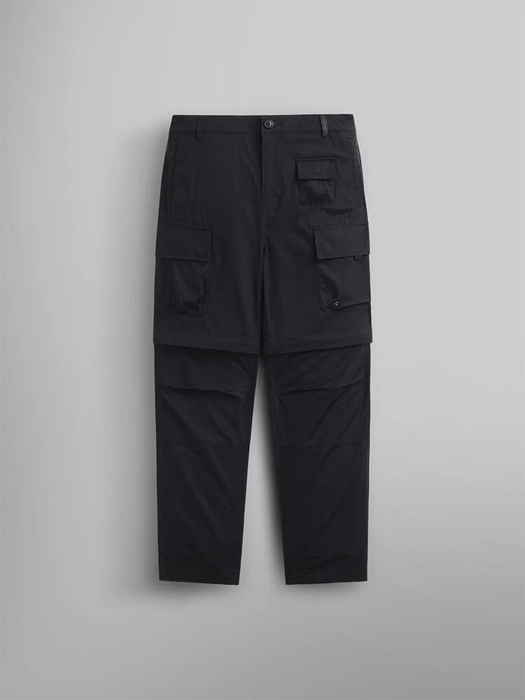 CONVERTIBLE CARGO PANT (BLACK) - 1