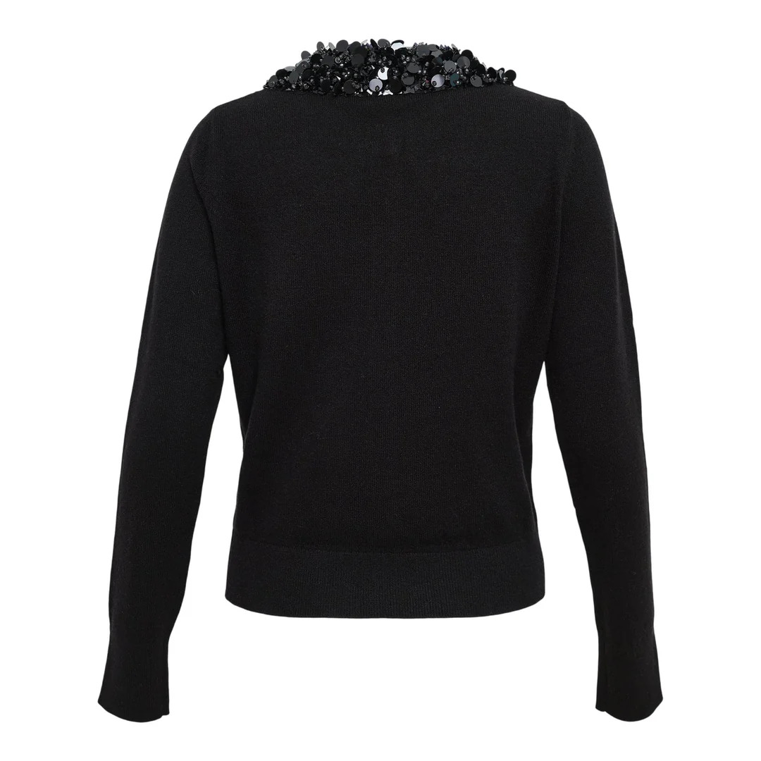 Margaux Embroidered Cashmere Cardigan - 2