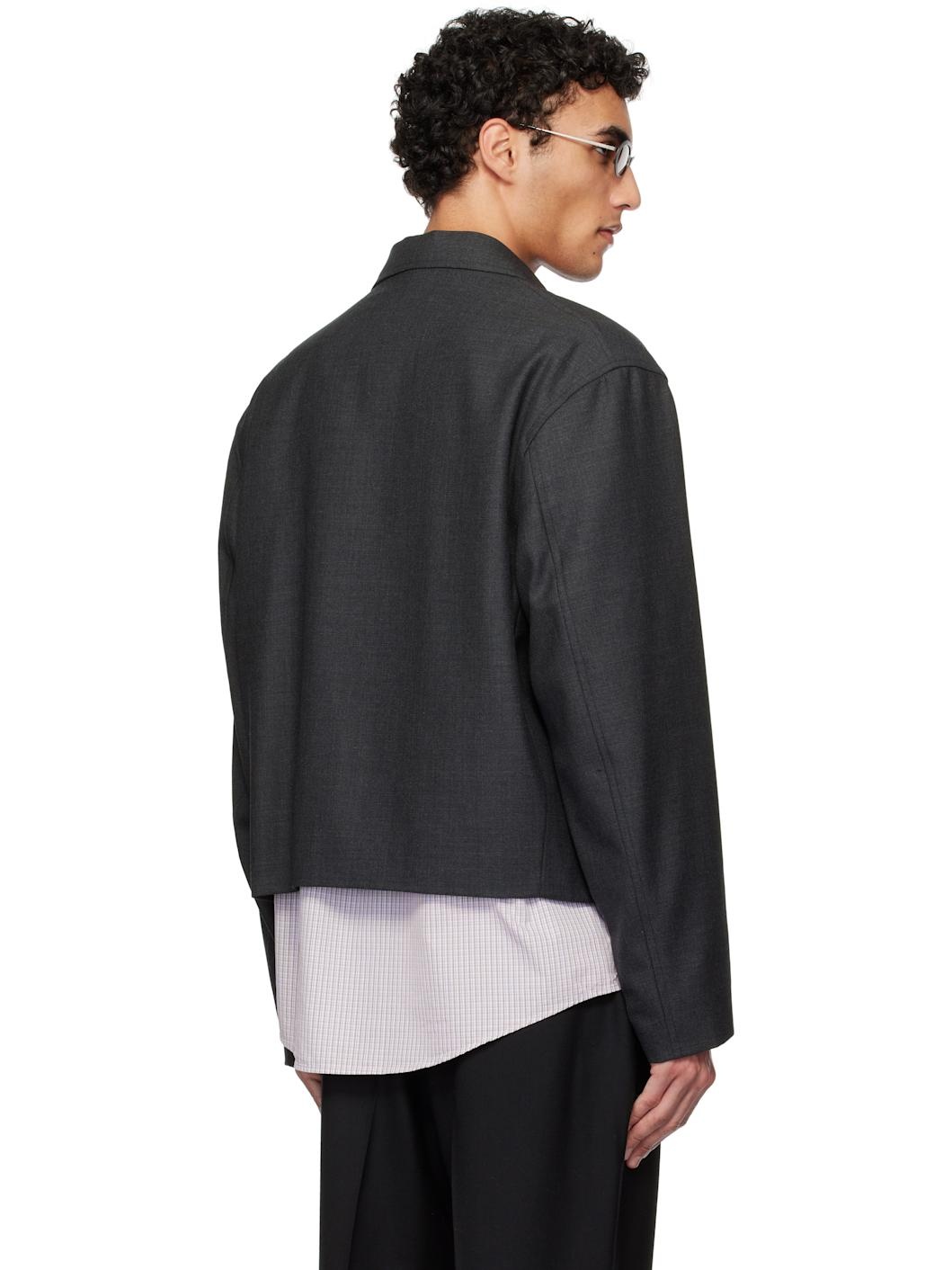 Gray Mini Jacket - 3