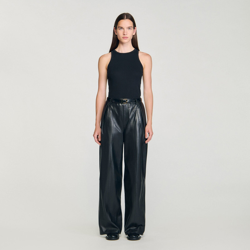 Sandro EMBROIDERED VEST TOP outlook