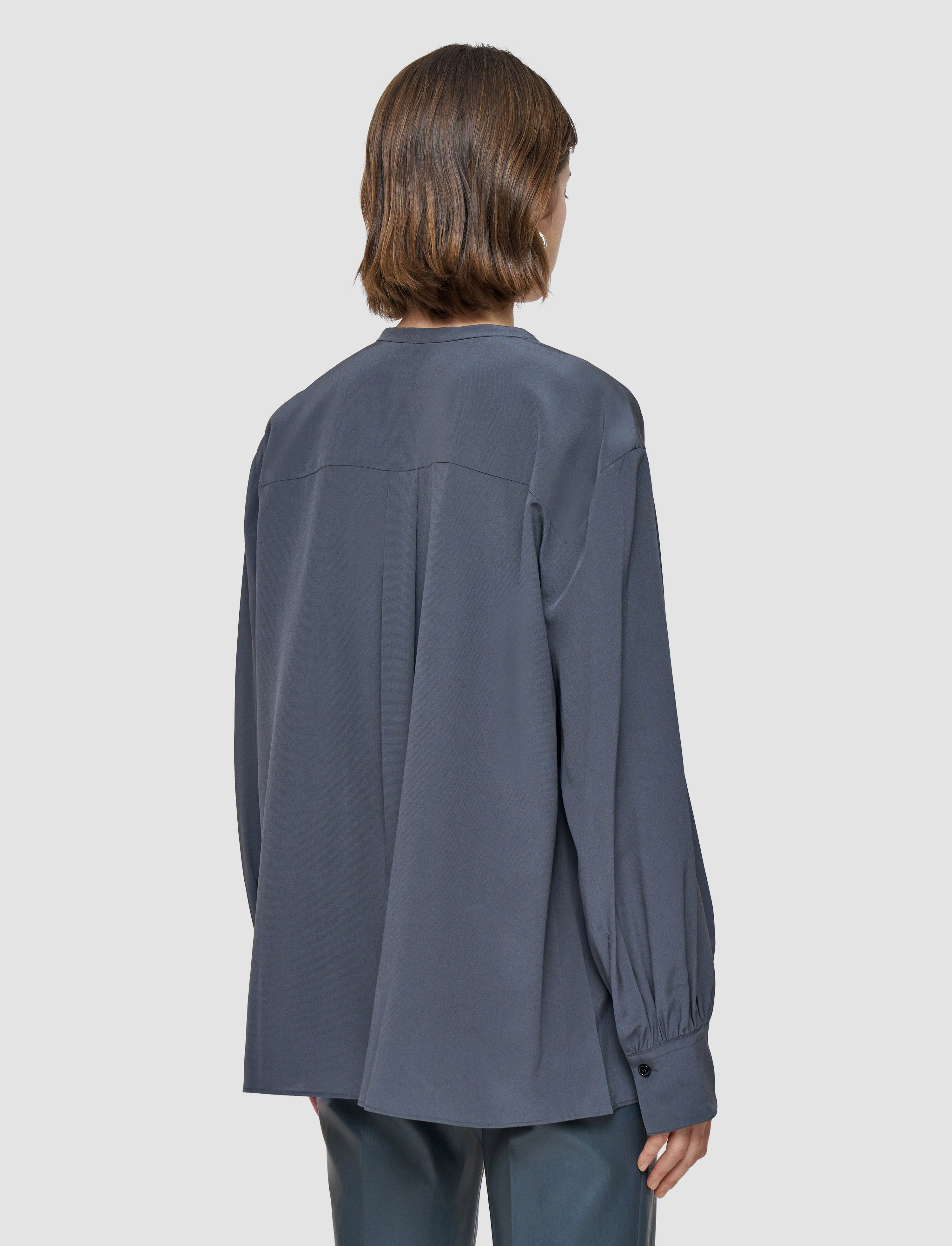 Blondel Crepe de Chine Silk Blouse - 3