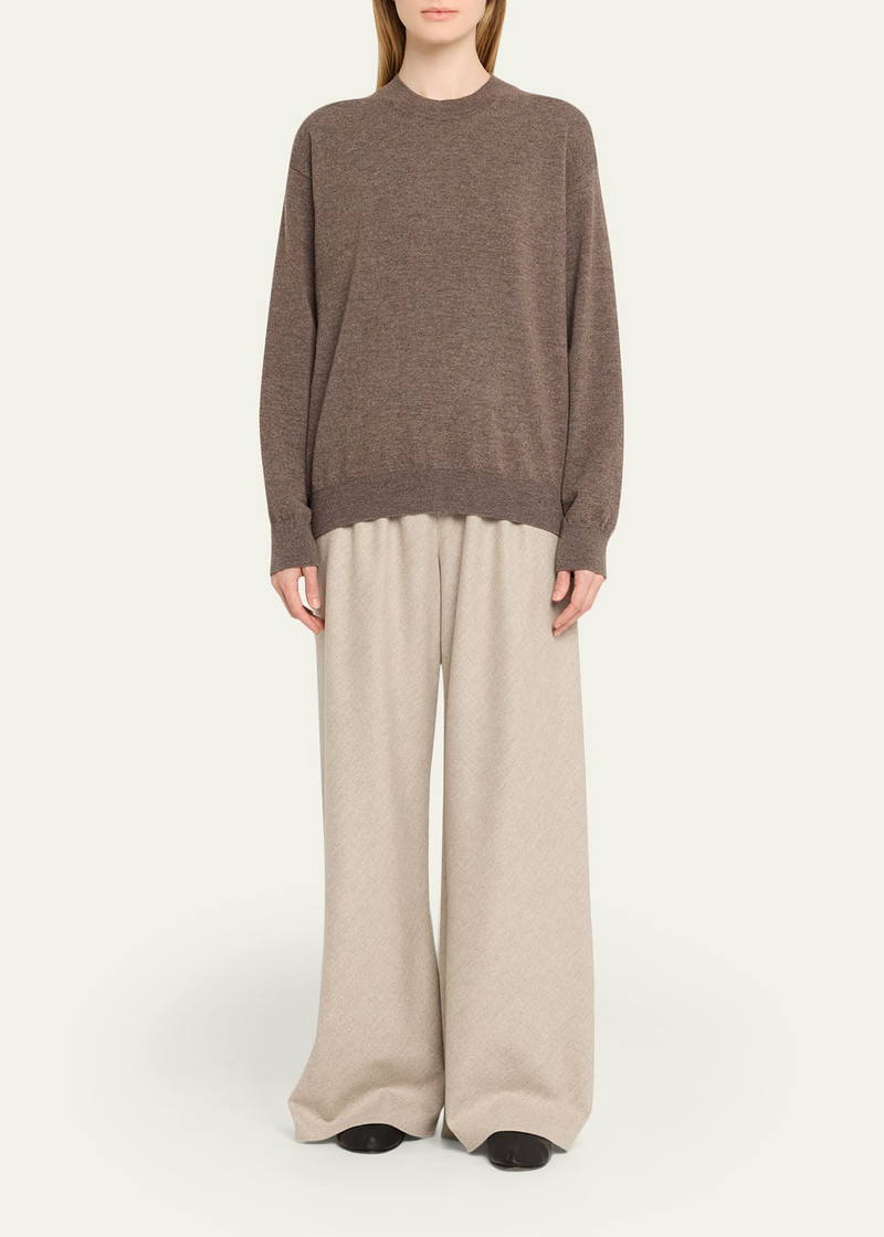 RÓHE Crewneck Cashmere-Wool Sweater outlook