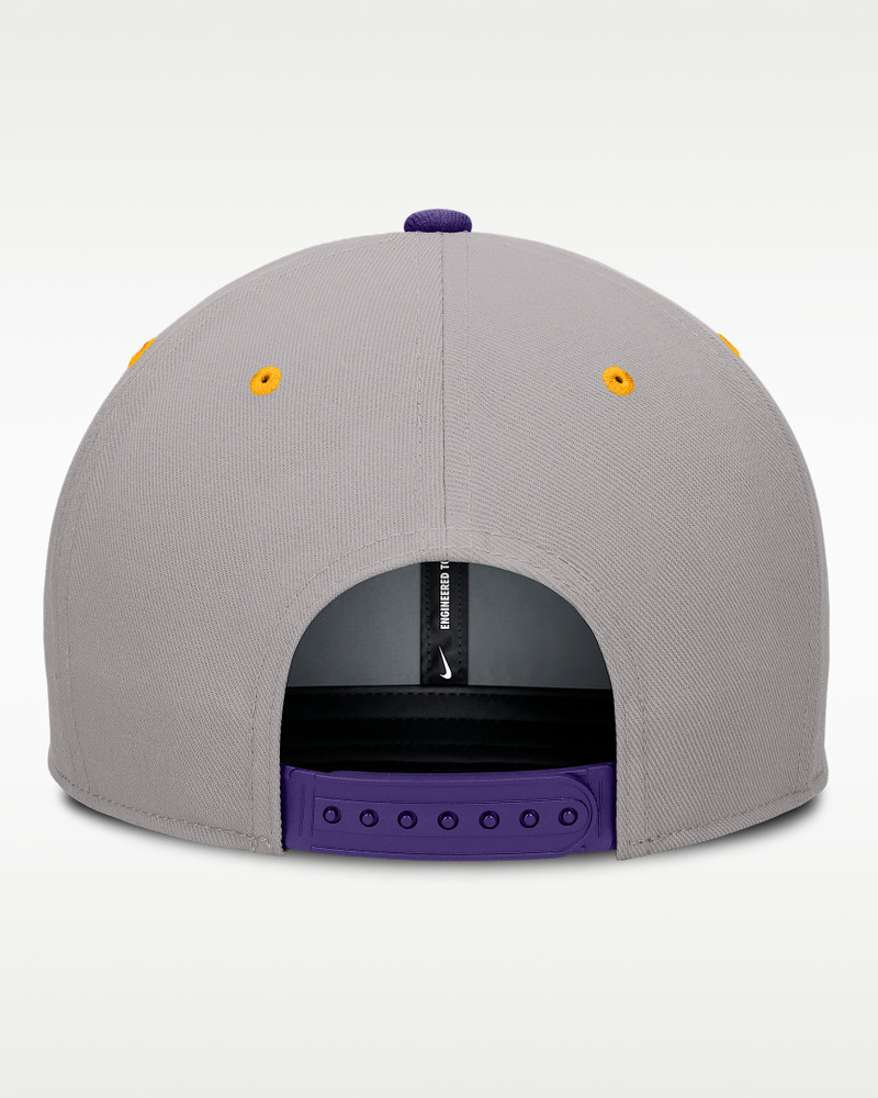 Nike LSU Athletic Prep Pro Men's Nike Dri-FIT College Adjustable Hat outlook