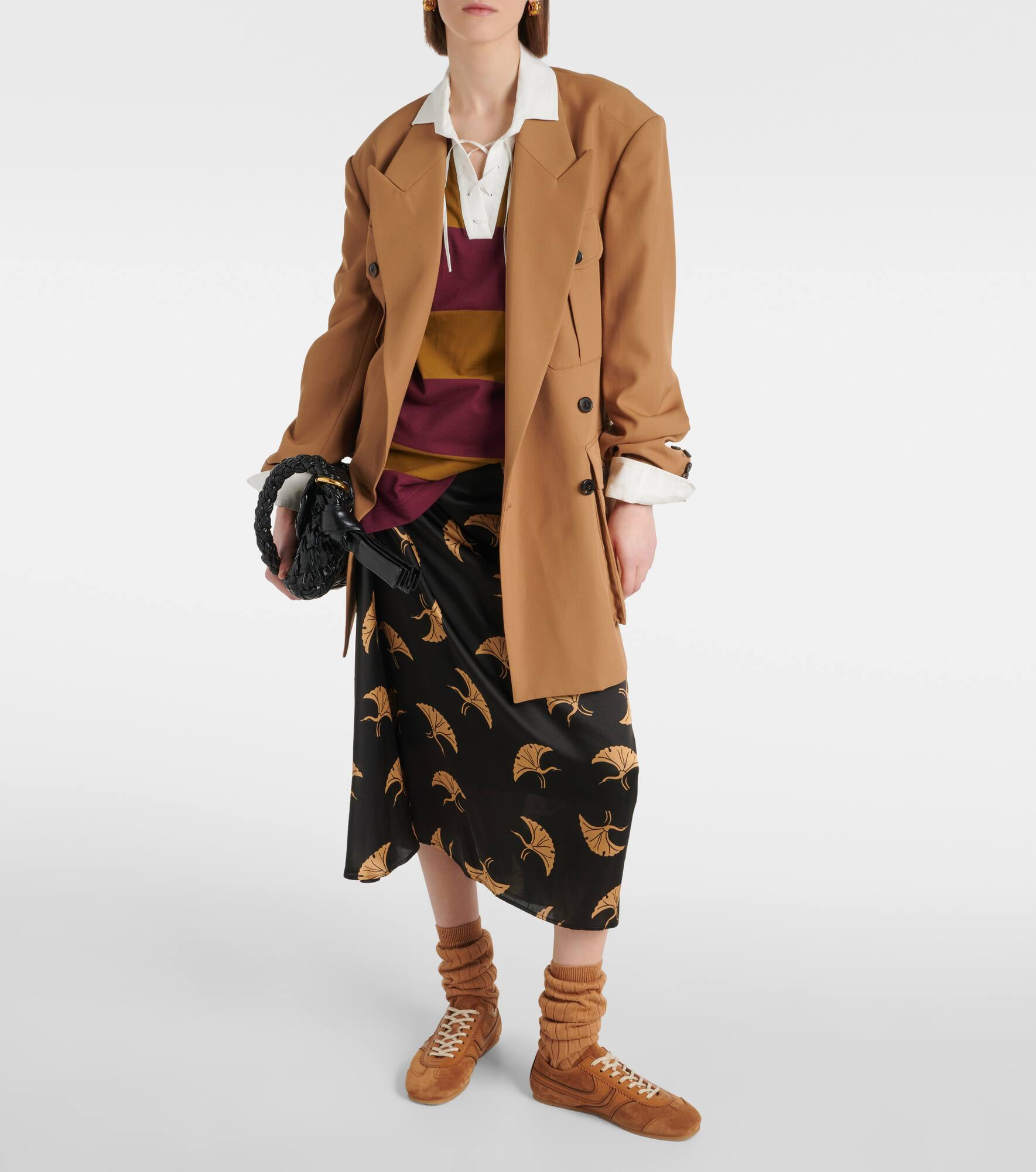 Double-breasted gabardine jacket - 2