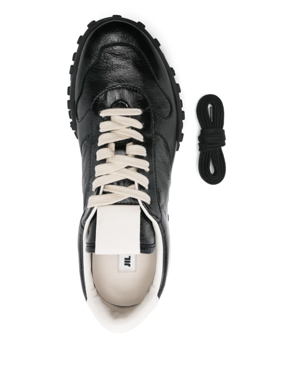 leather sneakers - 4