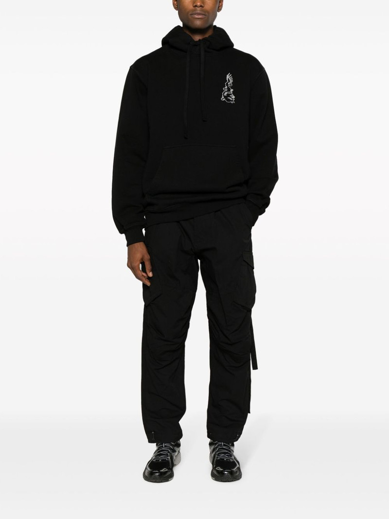 MAHARISHI straight-leg cotton blend trousers outlook