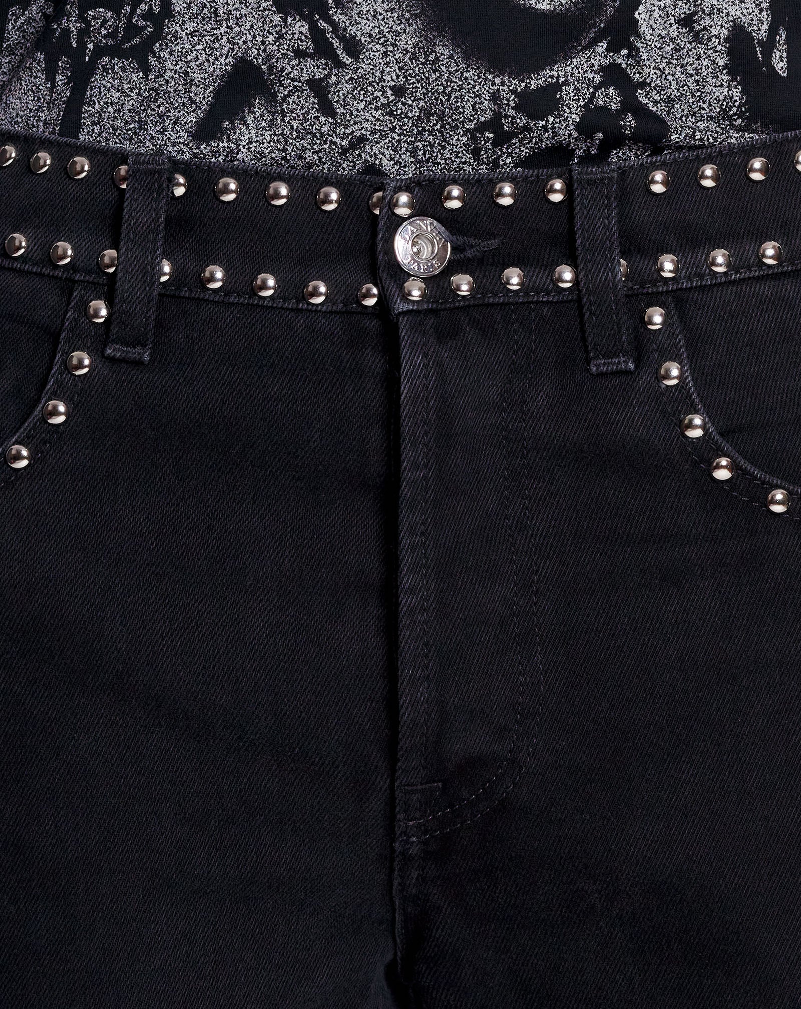 LANVIN X FUTURE STUDDED FLARED PANTS FOR MEN - 5
