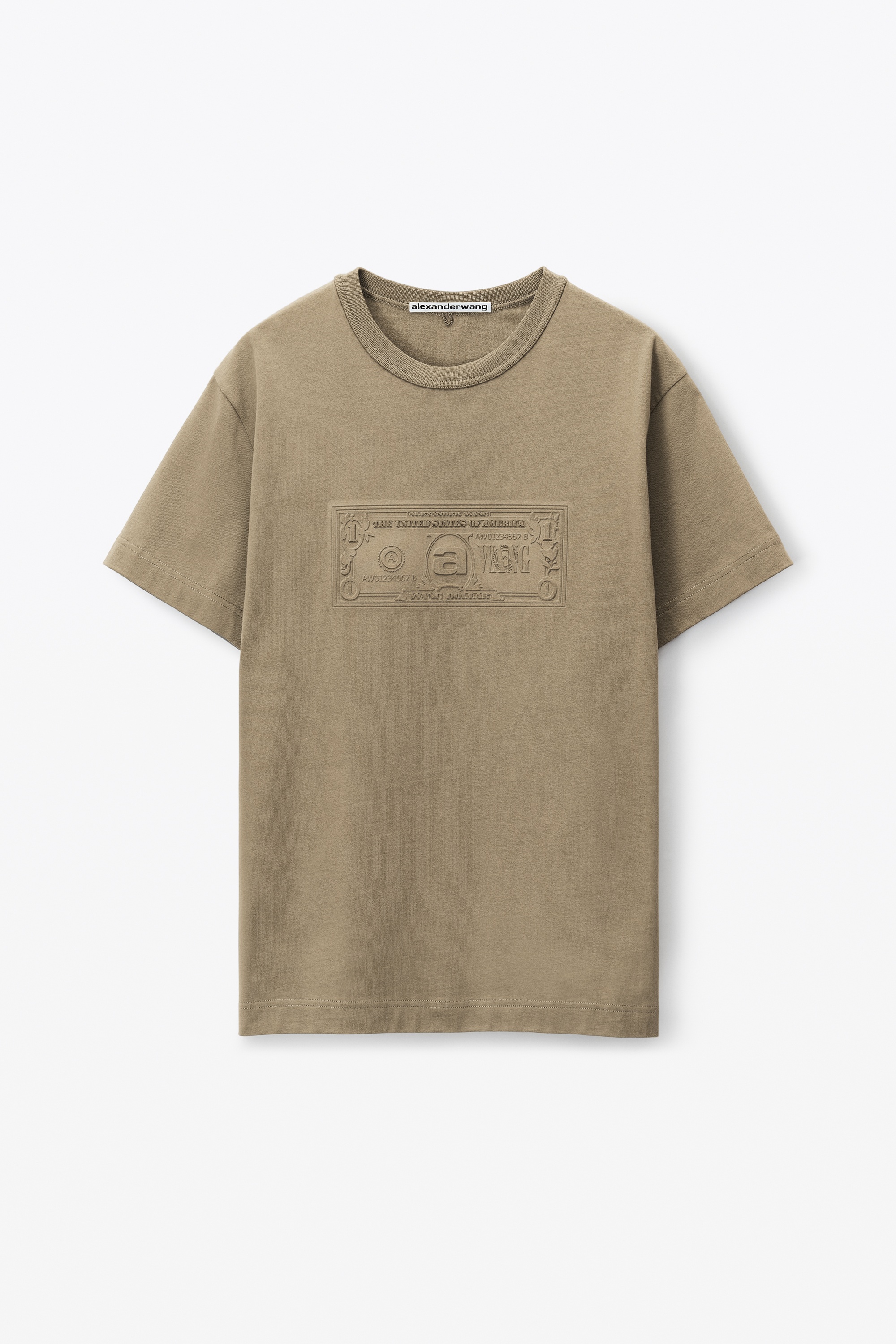 DOLLAR BILL TEE IN COMPACT JERSEY - 1