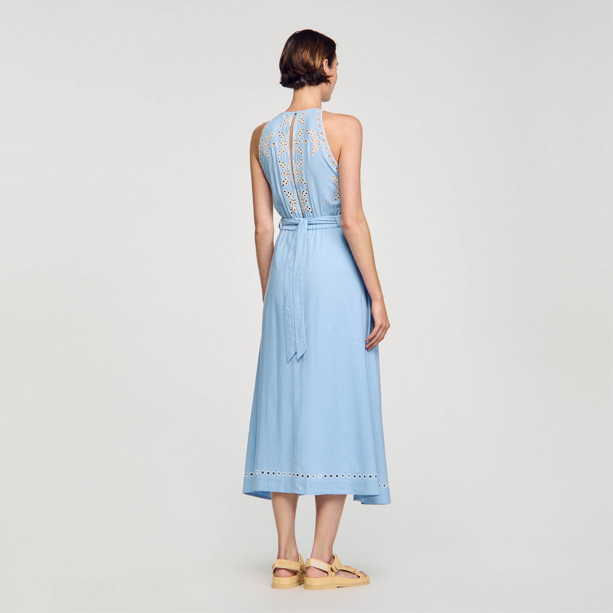 BRODERIE ANGLAISE MAXI DRESS - 6