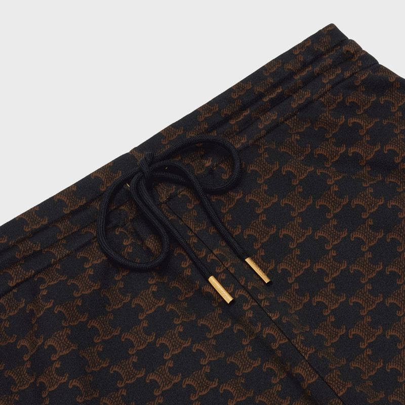 Flared Triomphe jogging pants in technical Jersey 3