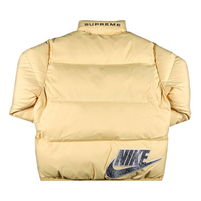 Supreme Supreme x Nike Reversible Puffy Jacket 'Pale Yellow' outlook