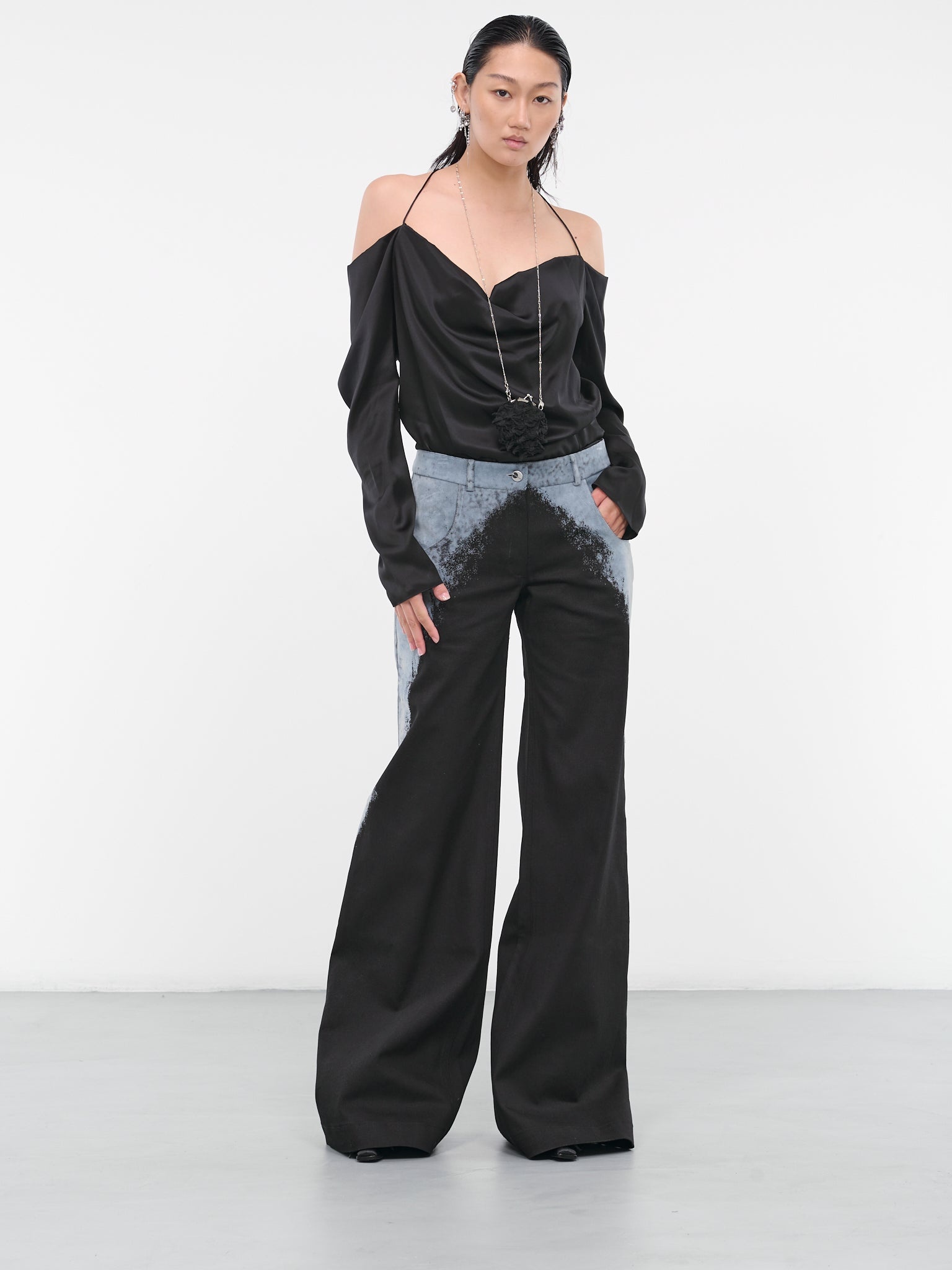 Felted Flared Pants - 6