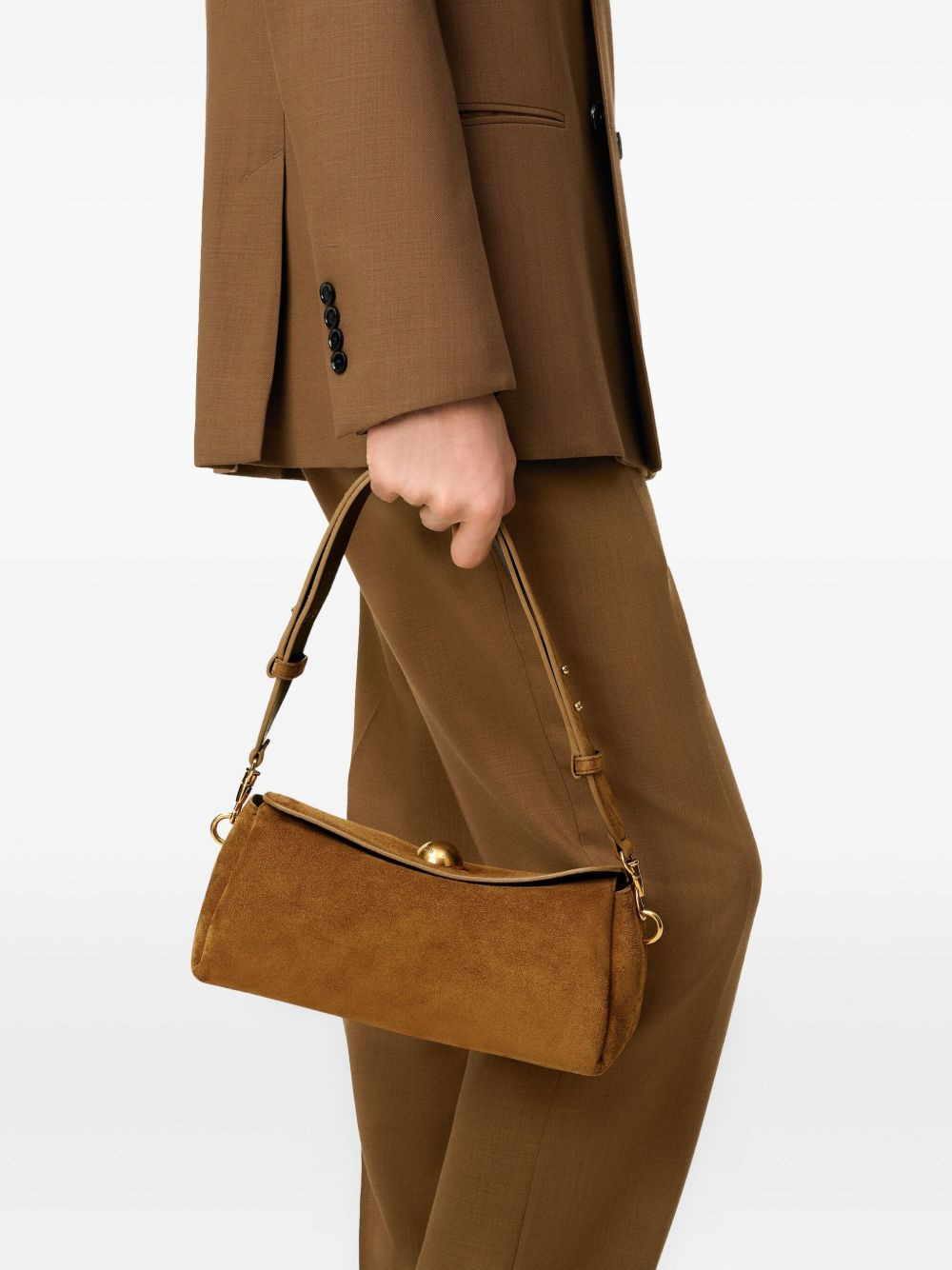 suede shoulder bag - 2