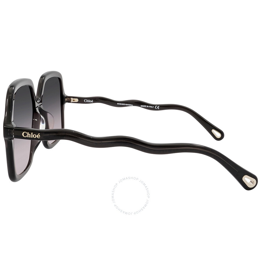 Chloe Zelie Blue Gradient Square Ladies Sunglasses CH0086SA 001 59 - 3