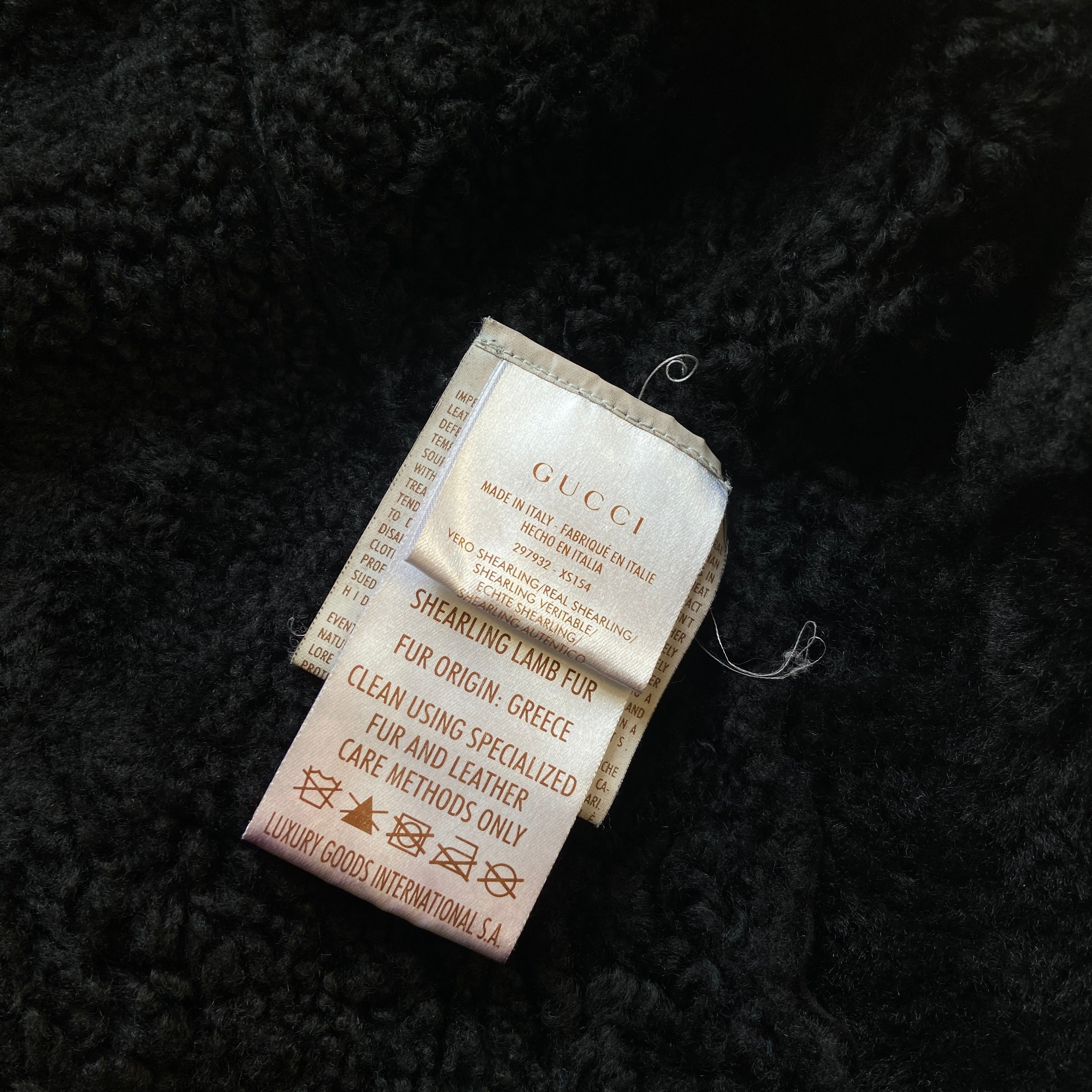 Gucci sheep shearling leather jacket 40 - 12