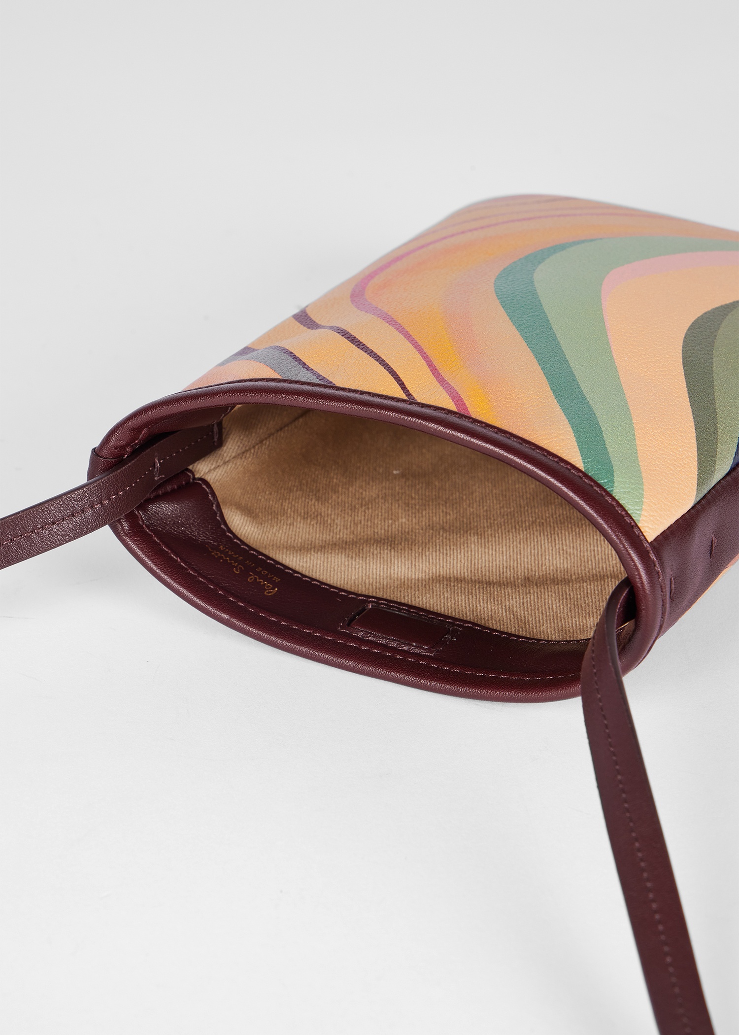 Women's 'Swirl' Leather Pouch Bag - 3