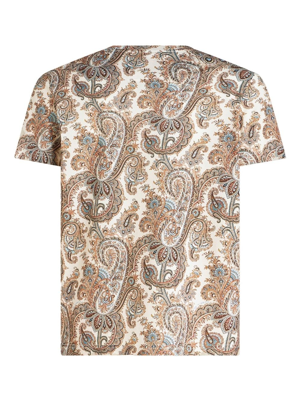 paisley-print cotton T-shirt - 6