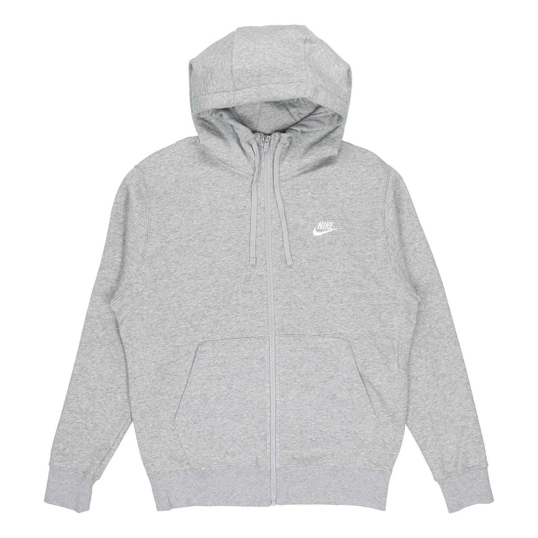 Nike Sportswear Club French Terry Full House Hoodie  gray 804392-063 - 1