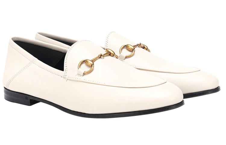(WMNS) Gucci Cowhide Thick Sole Shoe White 414998-DLC00-9022 - 3
