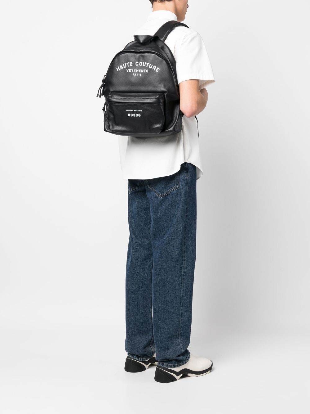 logo-print backpack - 2