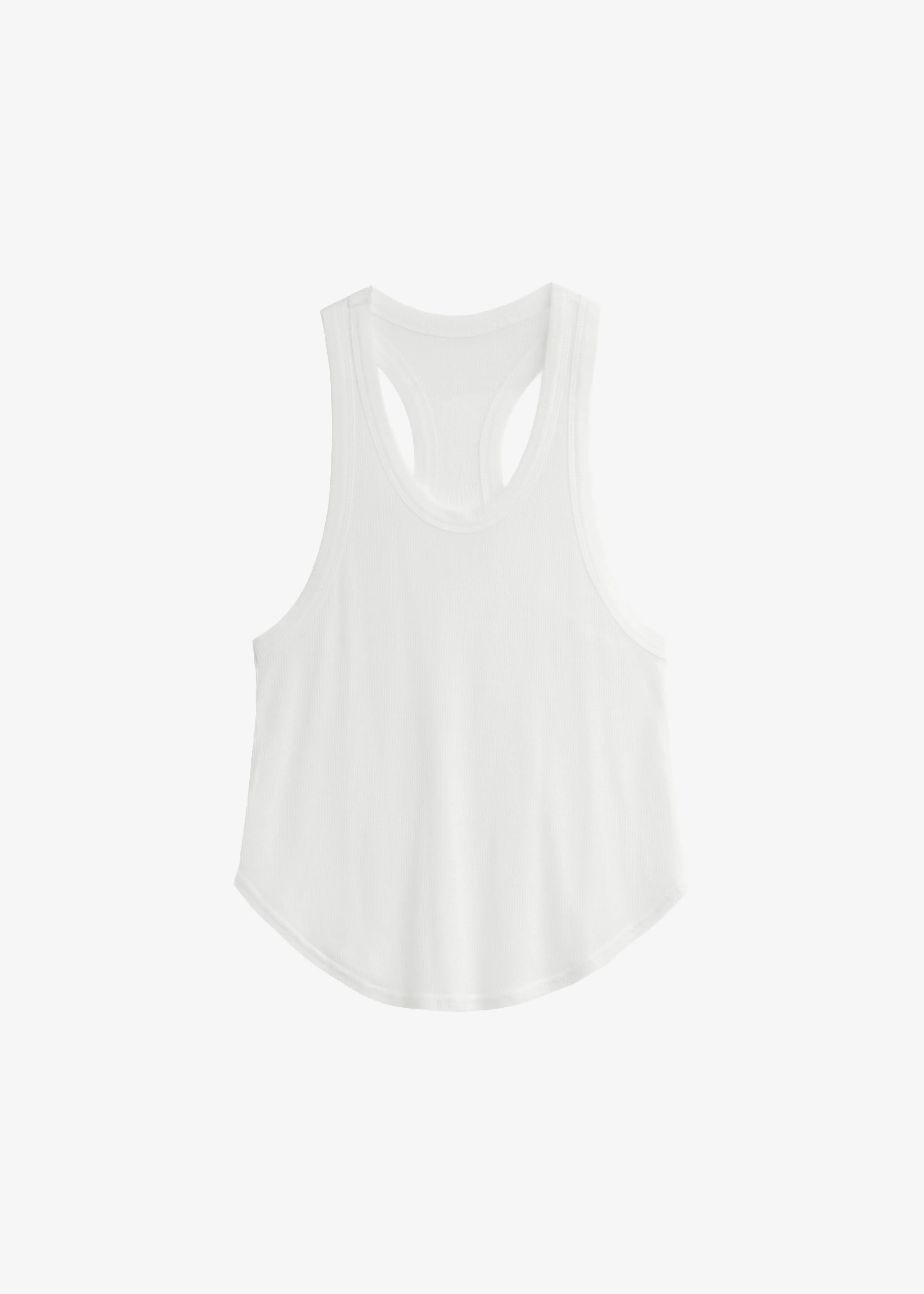 Tolfa Soft Tank Top - White - 1