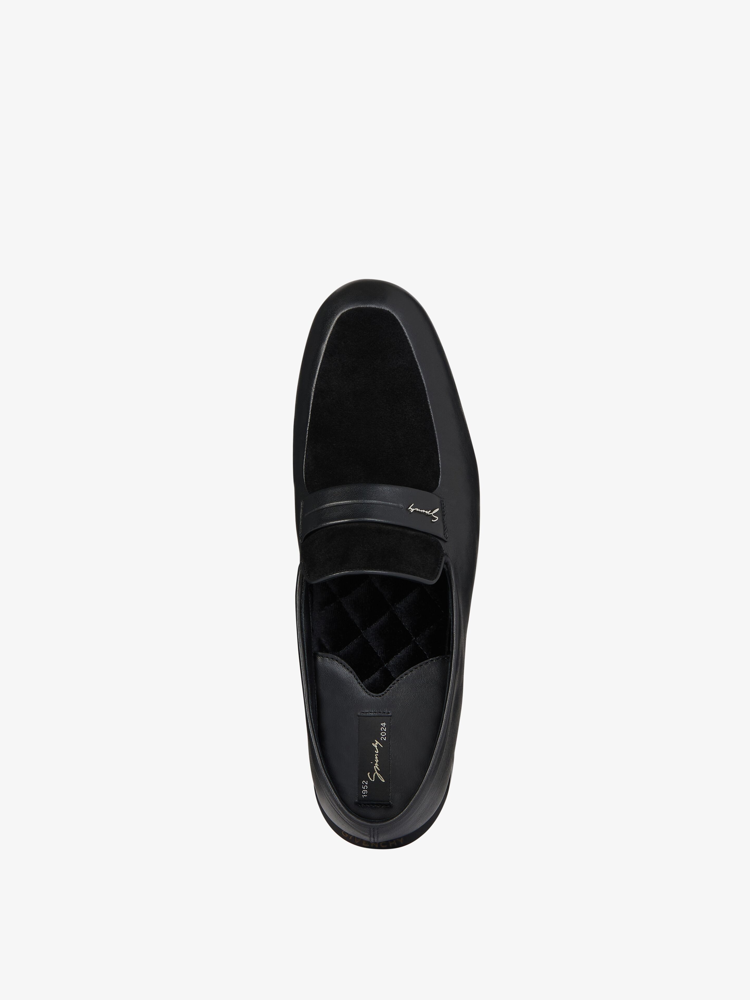 LOAFERS IN LEATHER AND SUEDE - 4