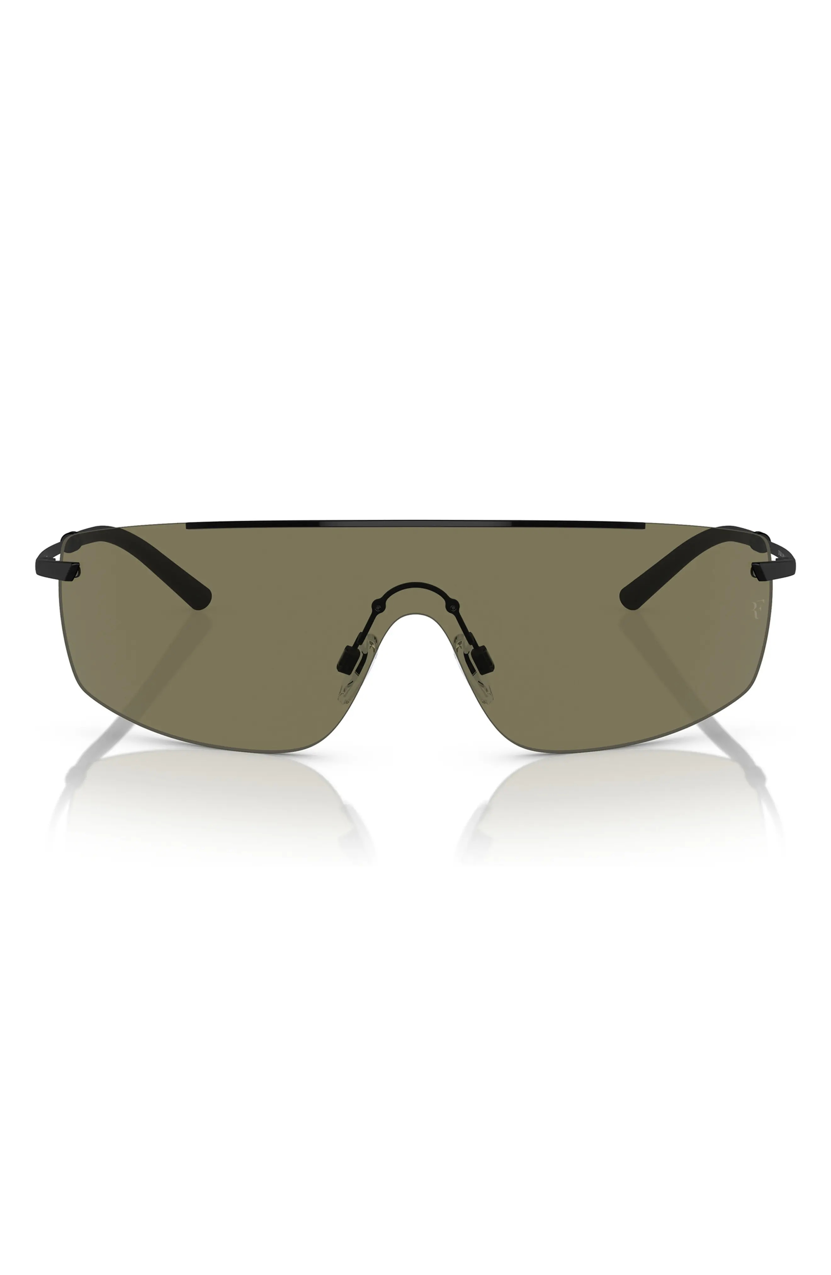 Roger Federer 138mm Rimless Shield Sunglasses - 4