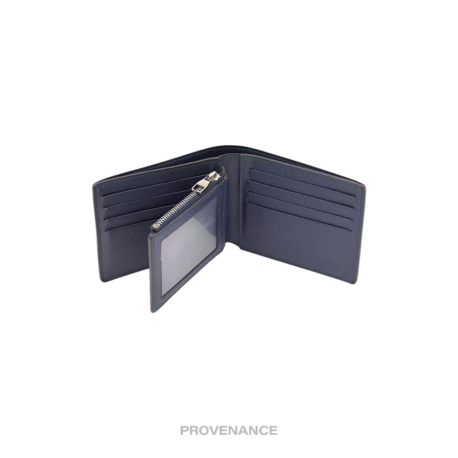 Louis Vuitton Amerigo Wallet - Navy Blue Taiga Leather - 8