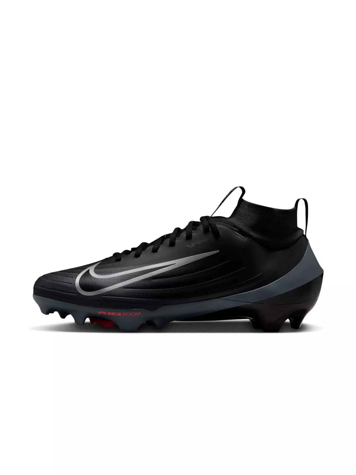 Vapor Pro 1 "Black/Dark Grey/Bright Crimson" Men's Football Cleat - 3