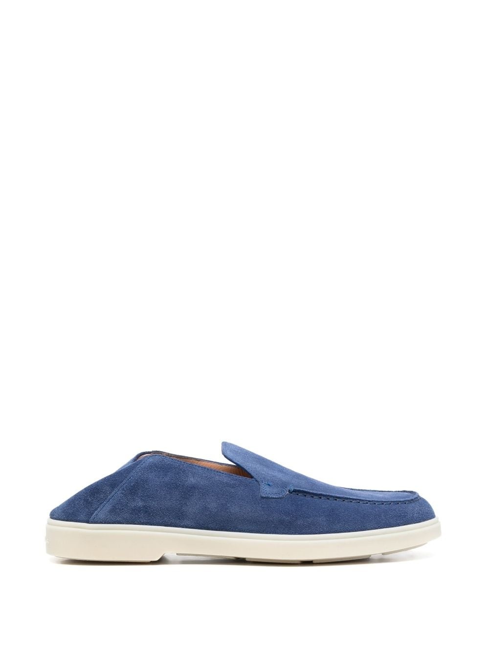 almond-toe suede loafers - 9