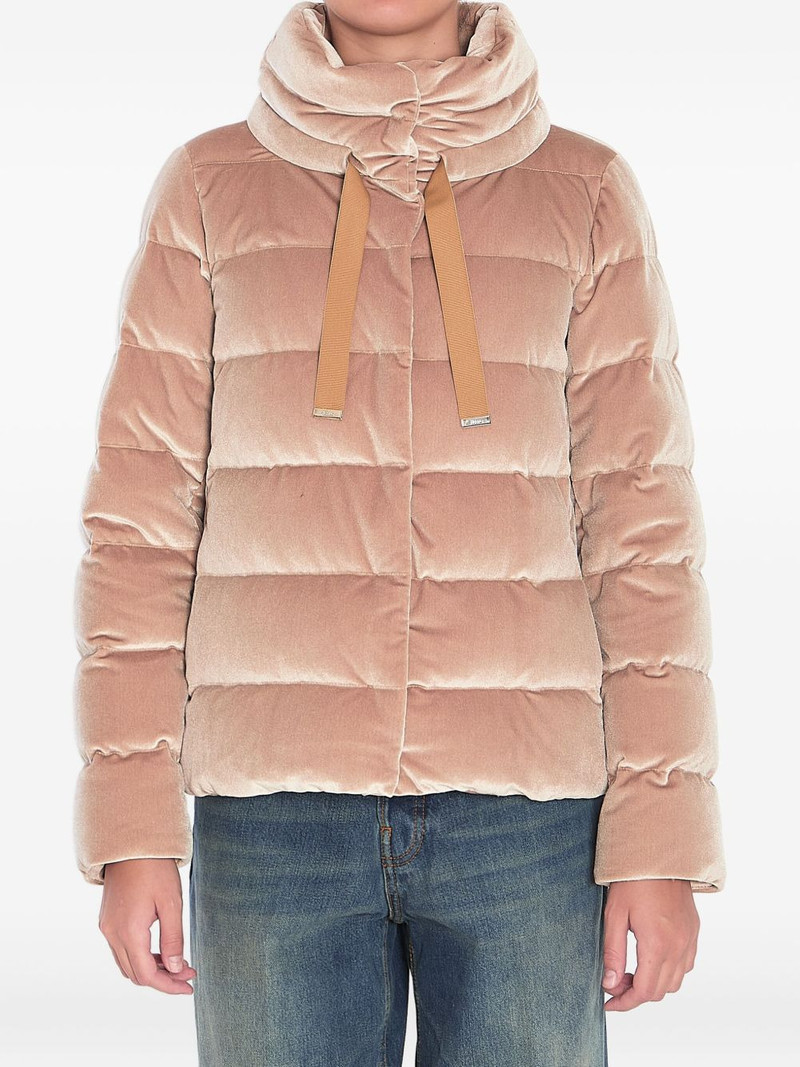 velvet padded jacket 1