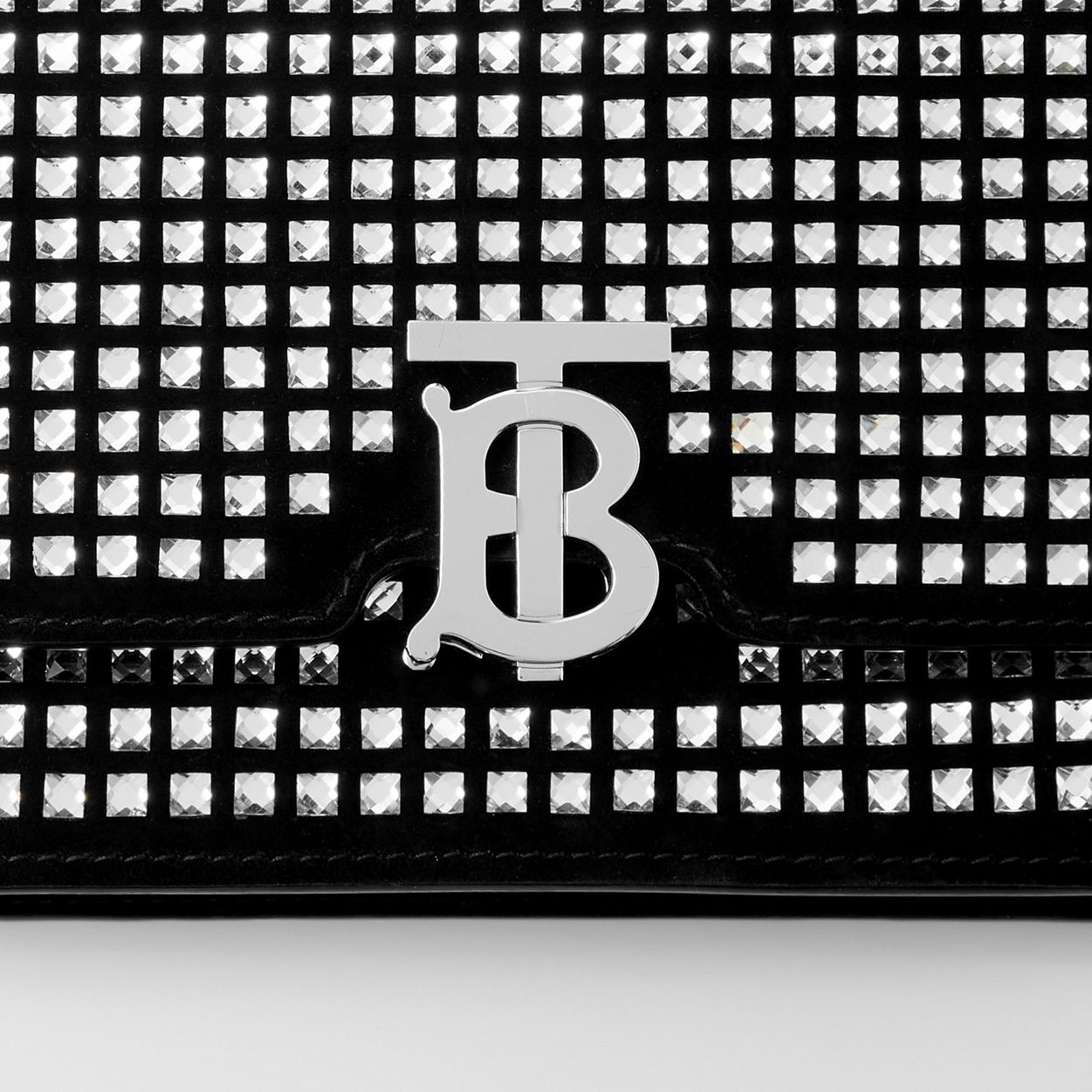 Crystal Detail Leather Mini TB Bag - 2