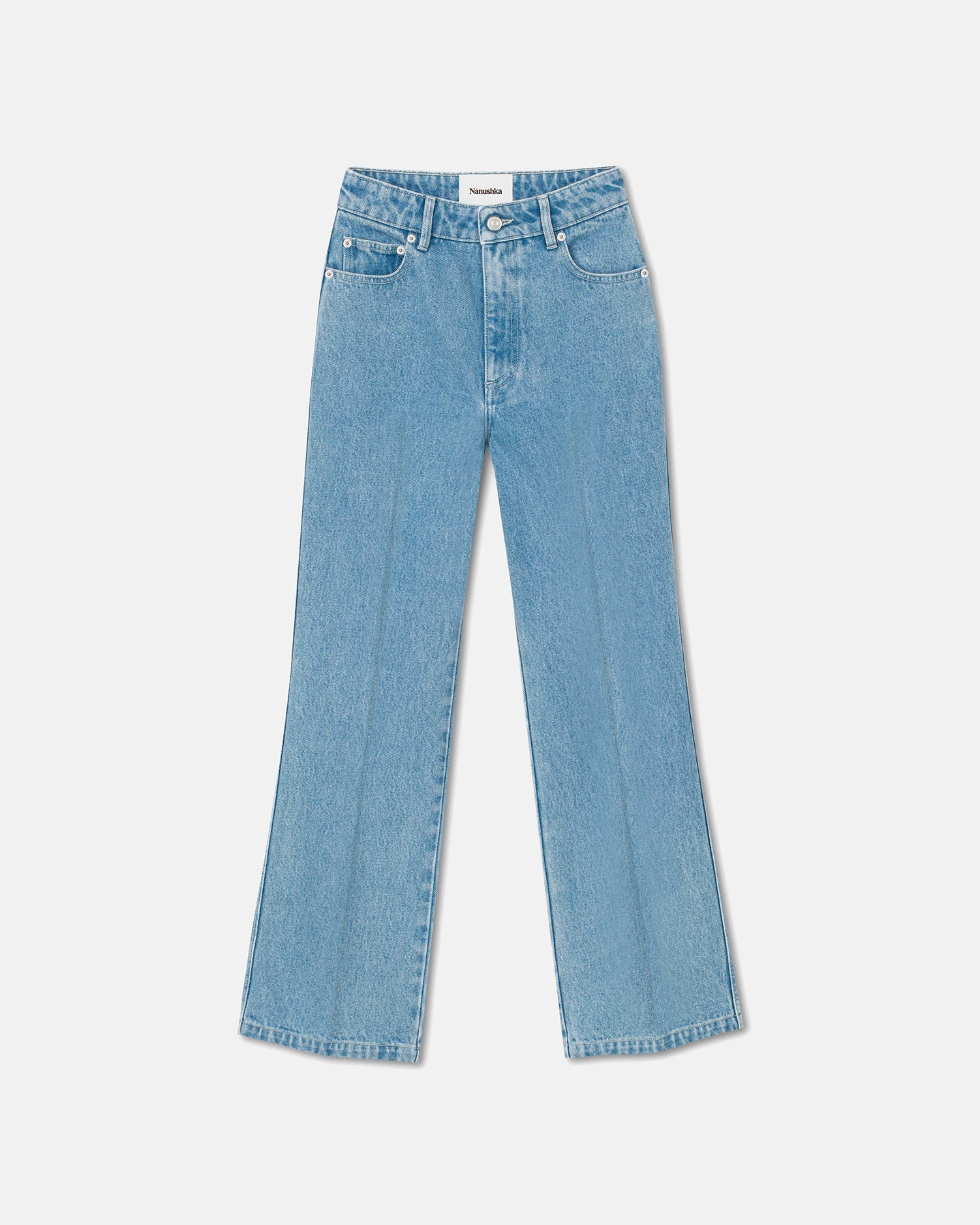 Cropped Kick-Flare Jeans - 4