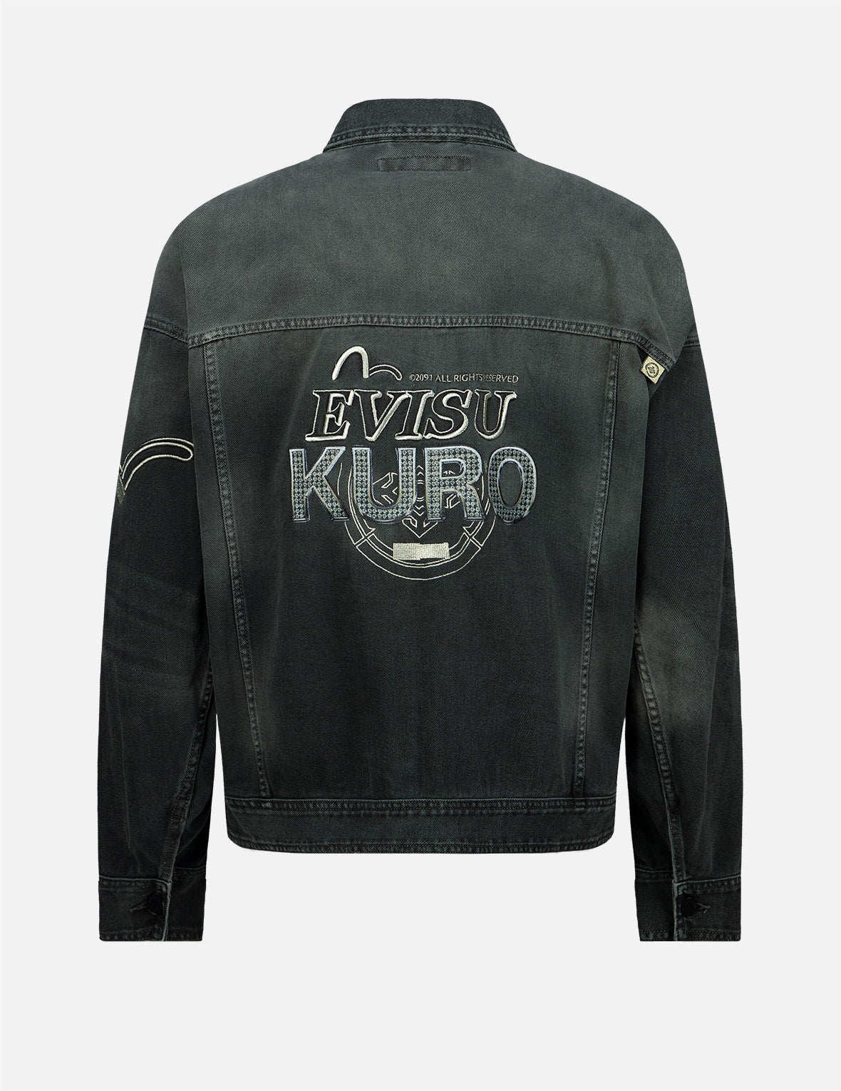 Multi-Pocket Zip-up Denim Jacket - 2