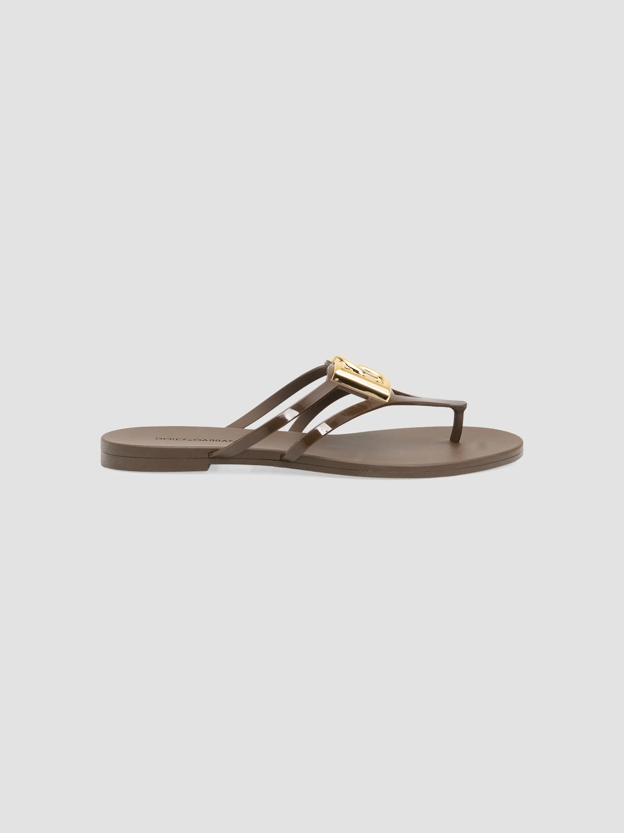 Women's Logo Jelly Sandals - Choco Gold - 1