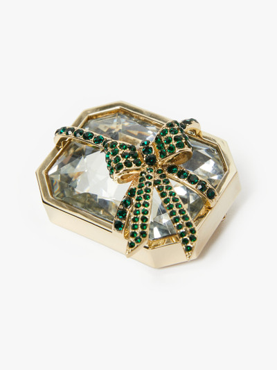 Max Mara Metal and glass brooch outlook