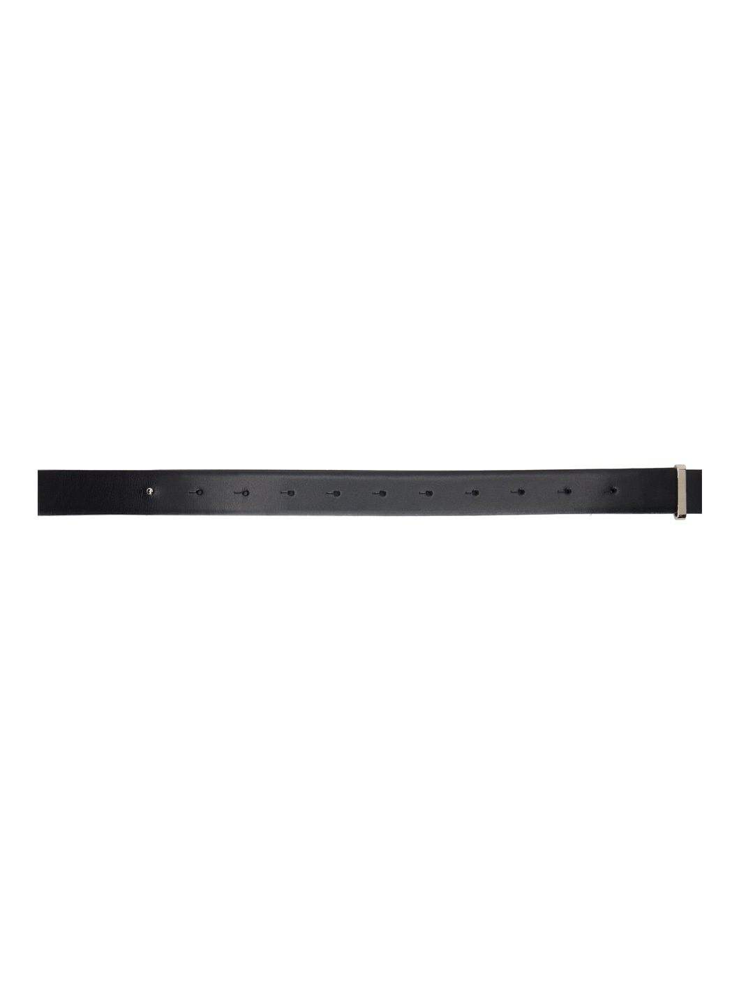 Black Double Square Buckle Belt - 2