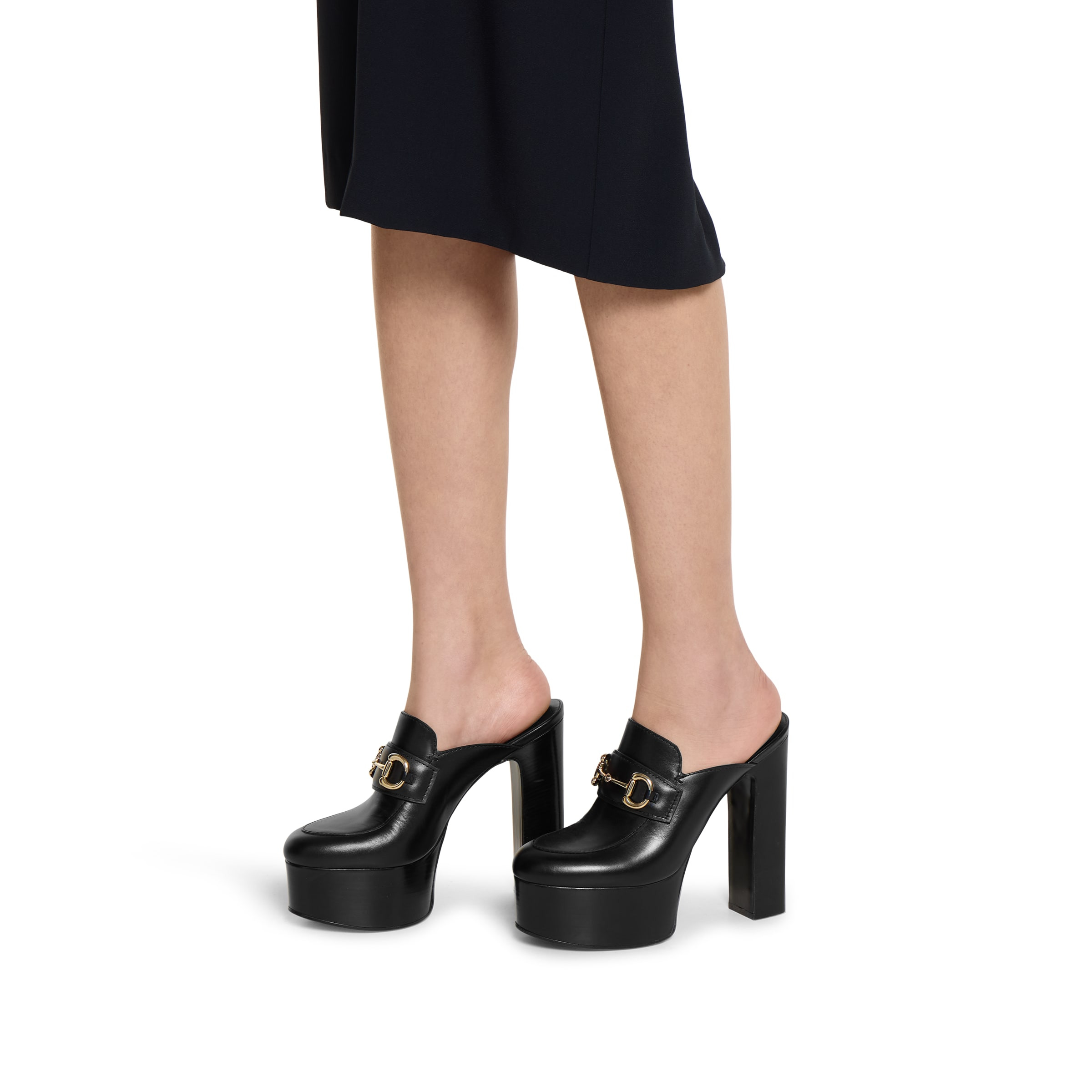 Women's platform mule with Horsebit - 3