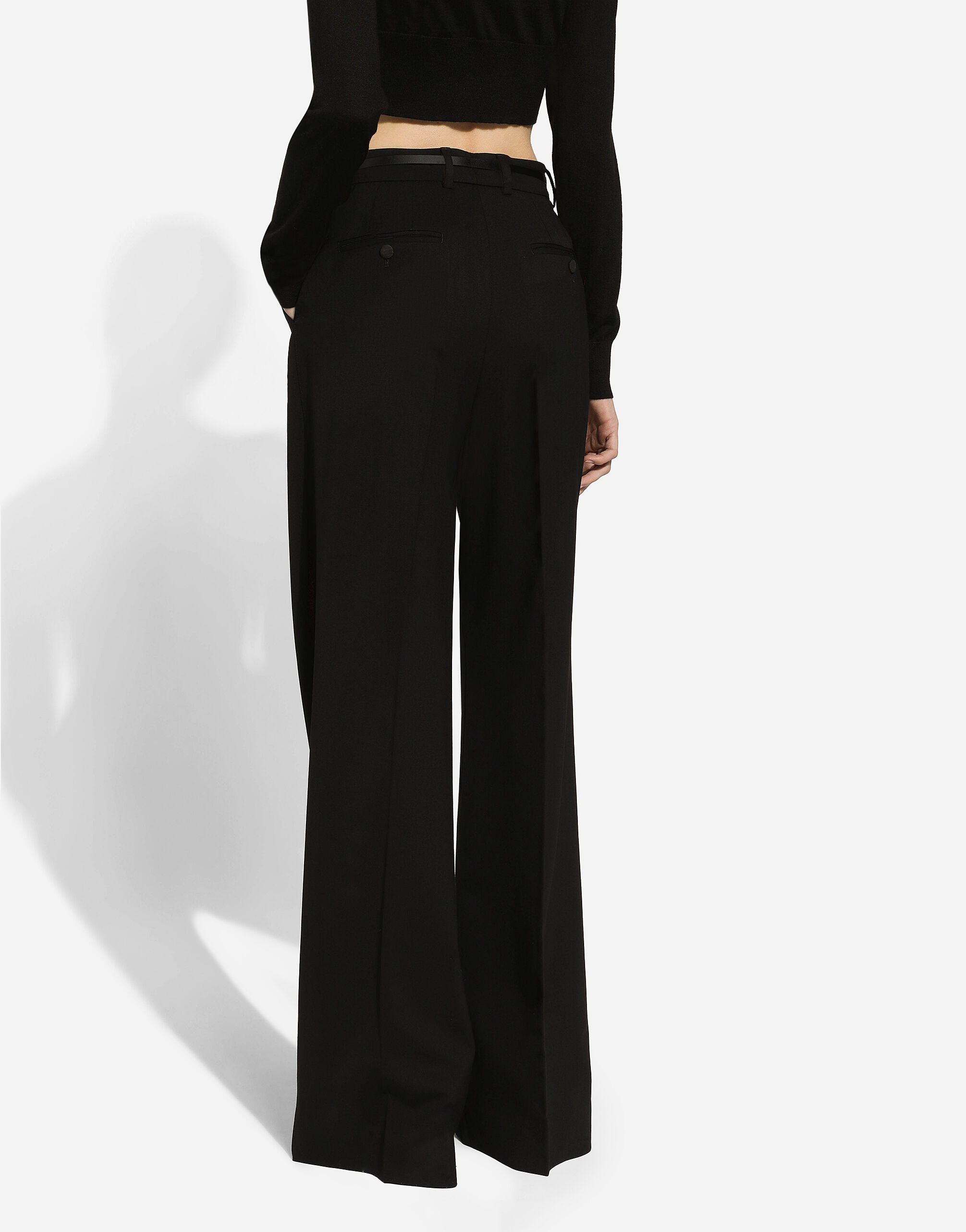 Twill palazzo pants - 4