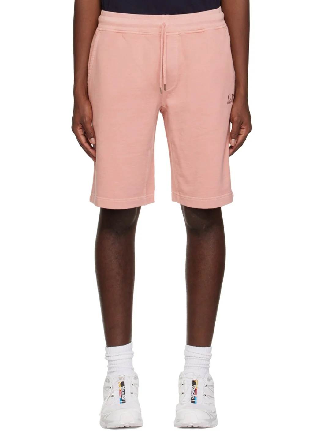 Pink Resist-Dyed Shorts - 1