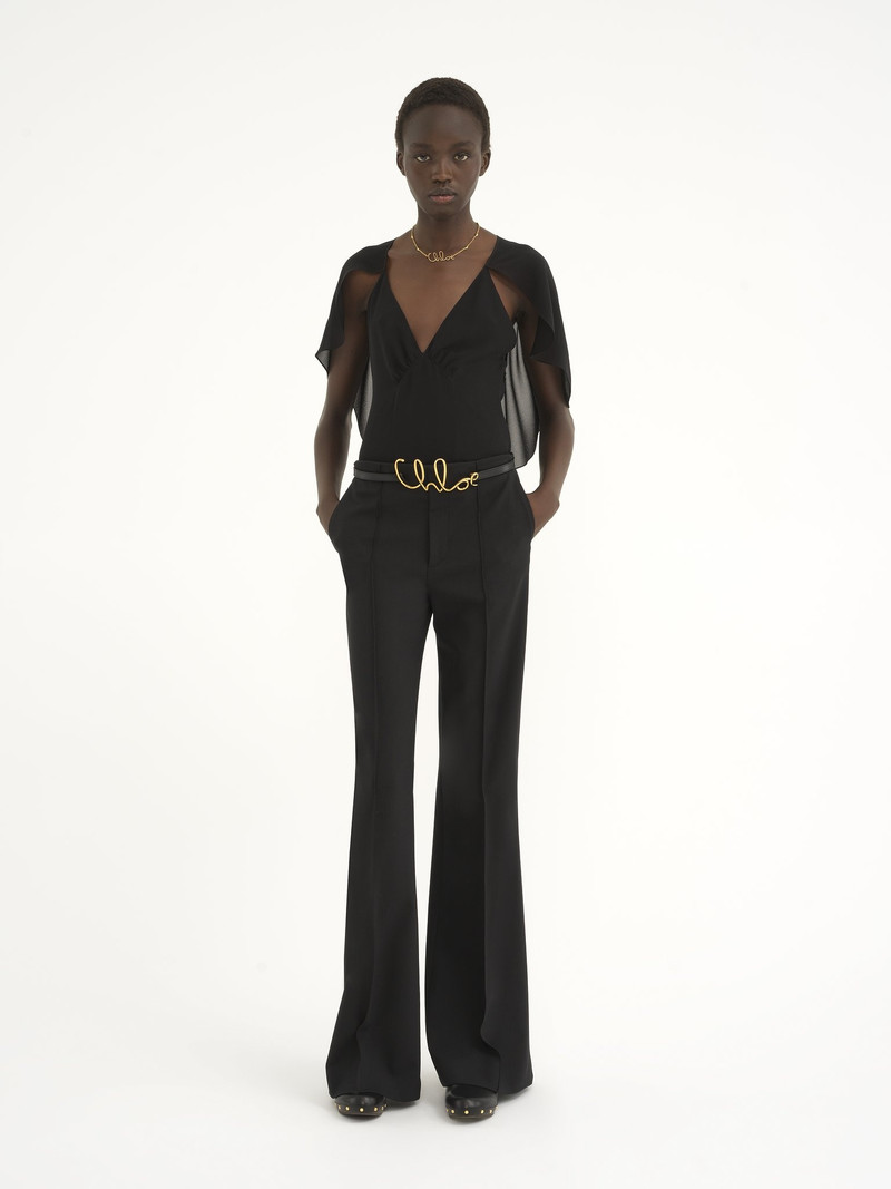 CAPE TOP IN SILK GEORGETTE 3