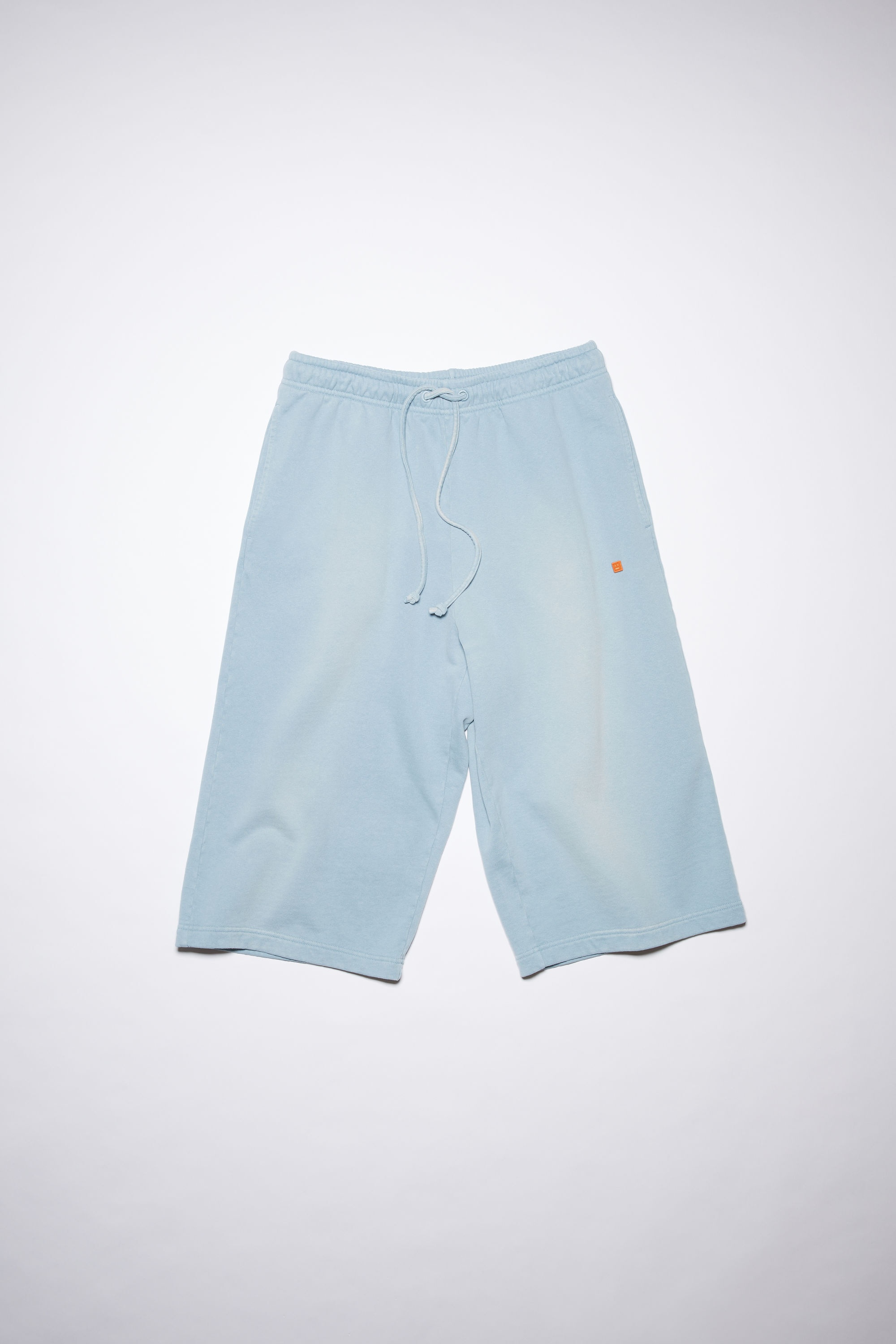 Fleece sweat shorts - Dusty blue - 5