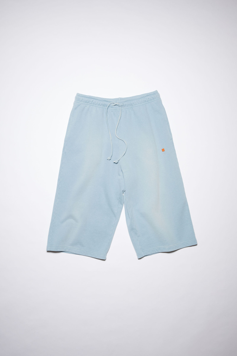 Fleece sweat shorts - Dusty blue 5