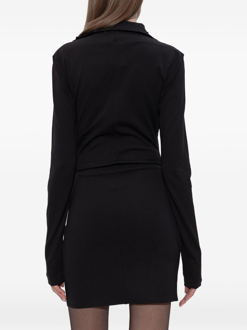 half-zip mini dress 4