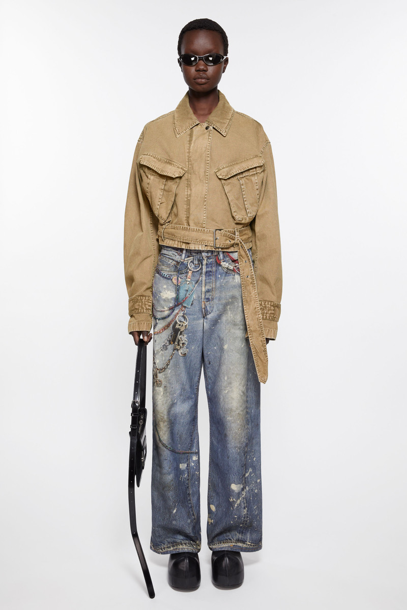 Acne Studios Canvas jacket - Light brown outlook