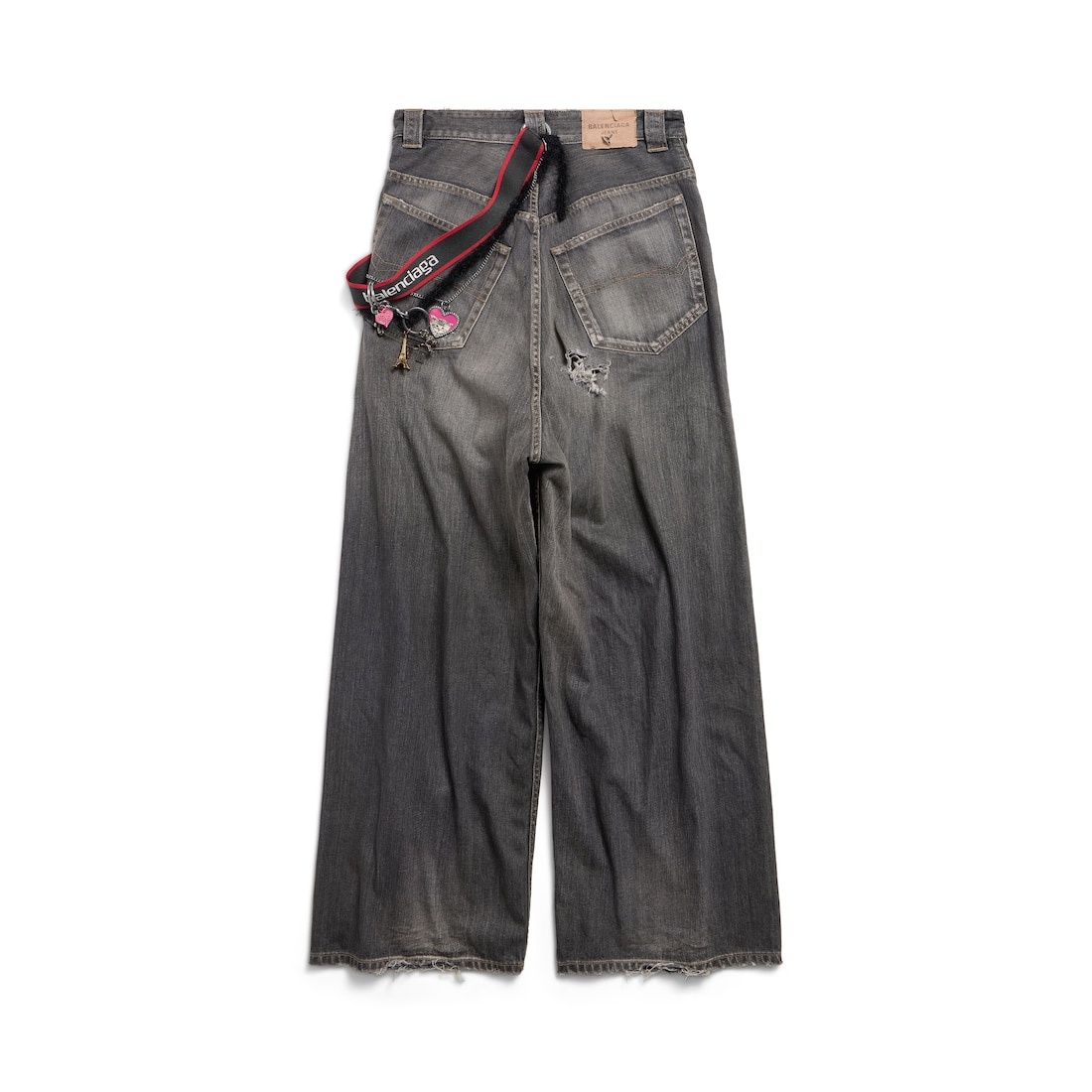 Men's Charms Baggy Pants in Dark Grey - 6