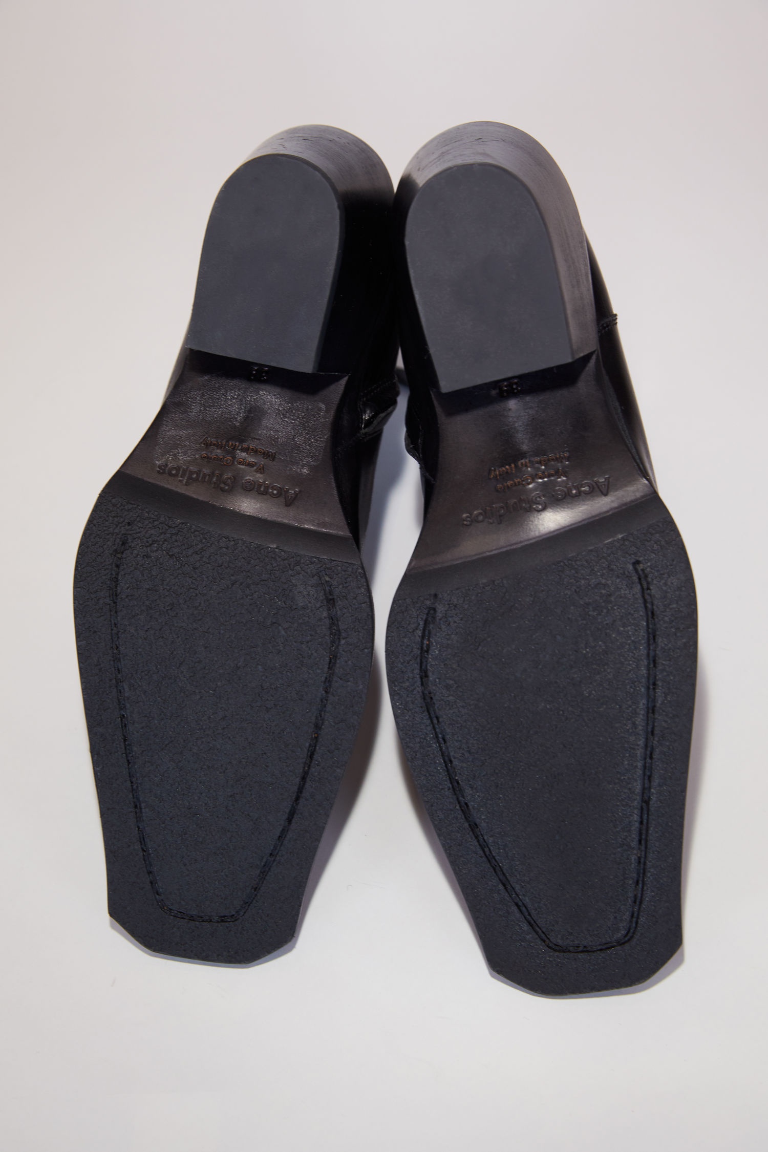 Leather Ankle boots - Black - 3