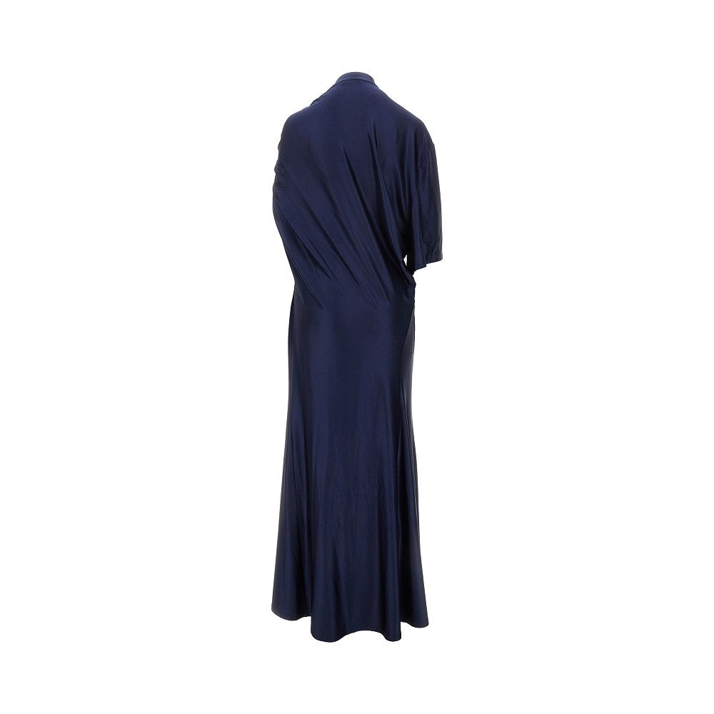 VISCOSE JERSEY DRESS WITH BUCKLE DETAIL - 3